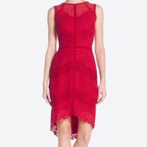 NWOT Adelyn Rae Red Lace Dress